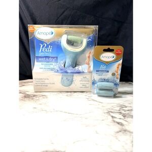 NIB PEDI PERFECT WET/DRY RECHARGABLE & EXTRA REFILL (2868)